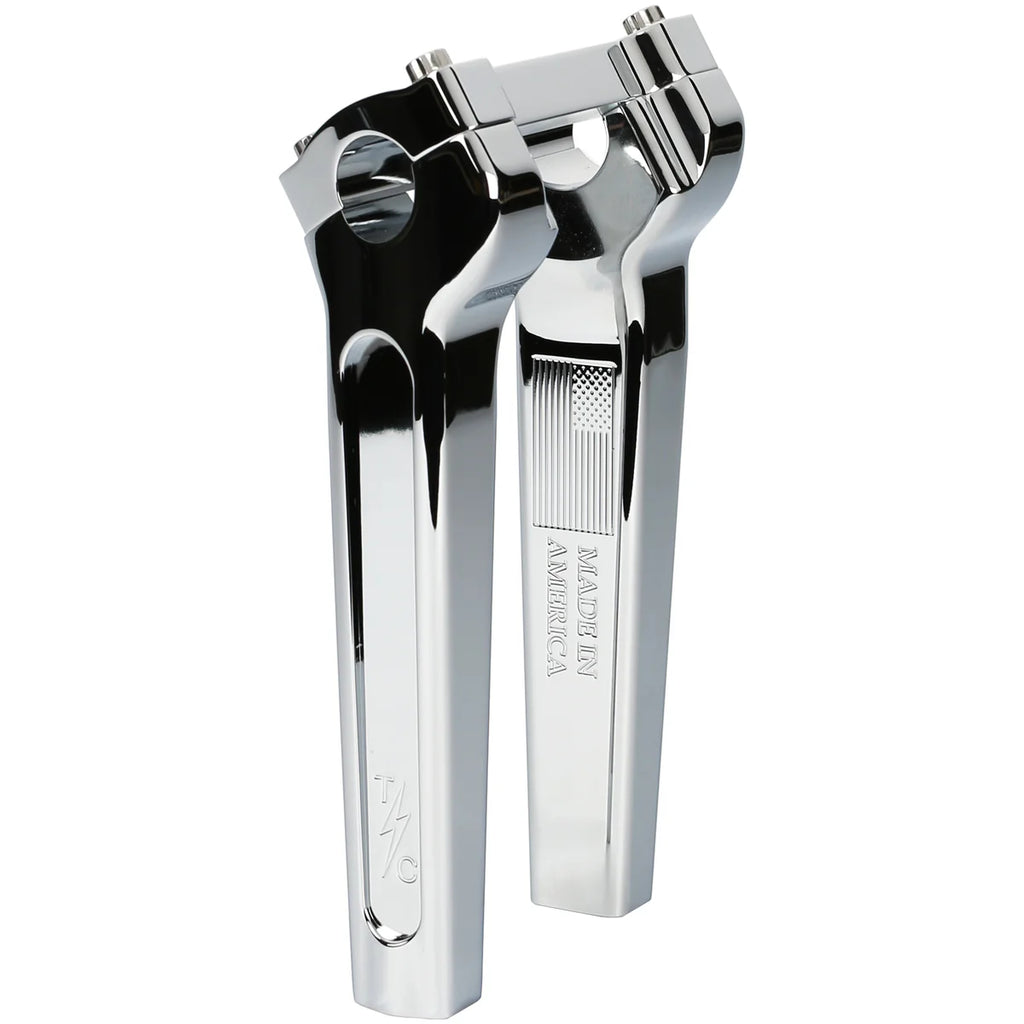 8" Straight Thrashin OG Risers - Chrome