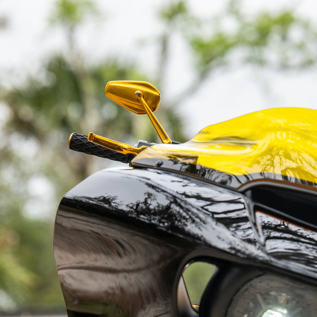 MINI STOCKER FORGED MIRRORS, GOLD