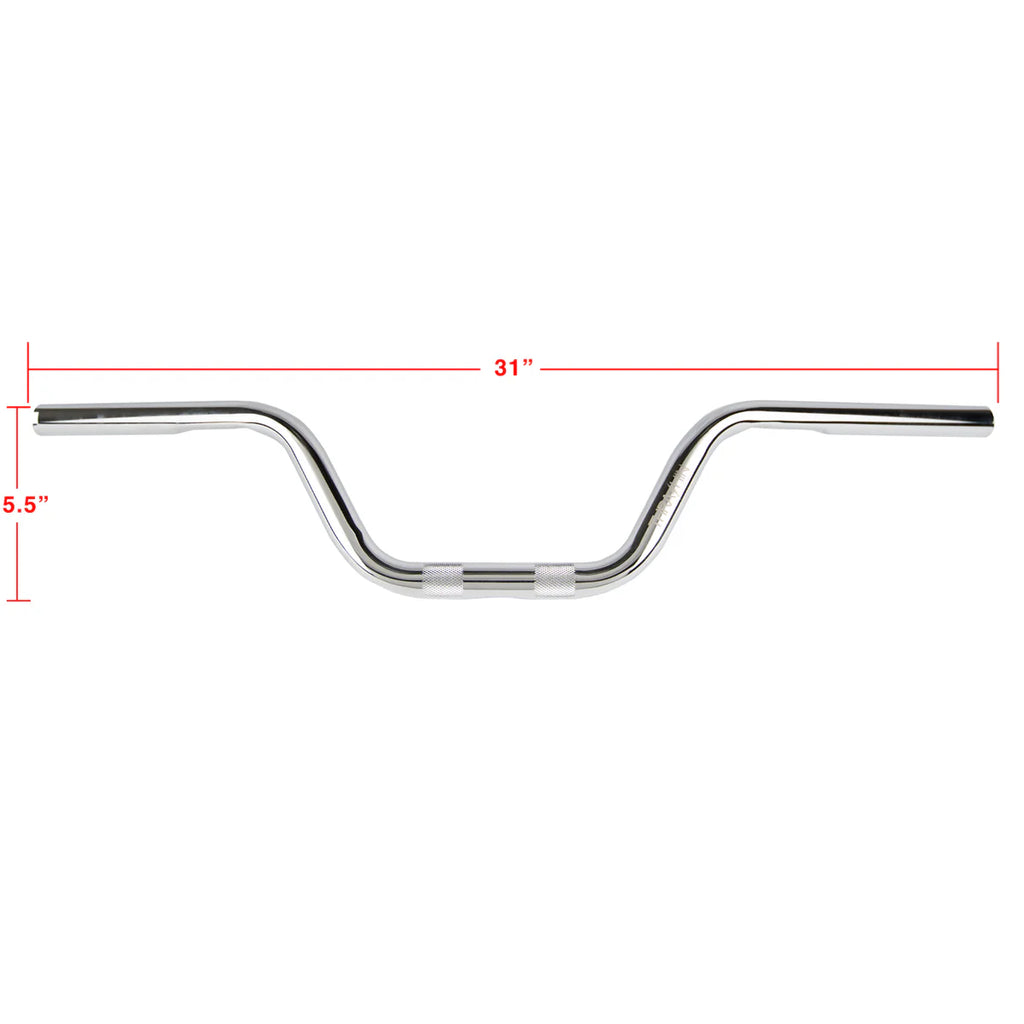 High Bend Bars - Chrome