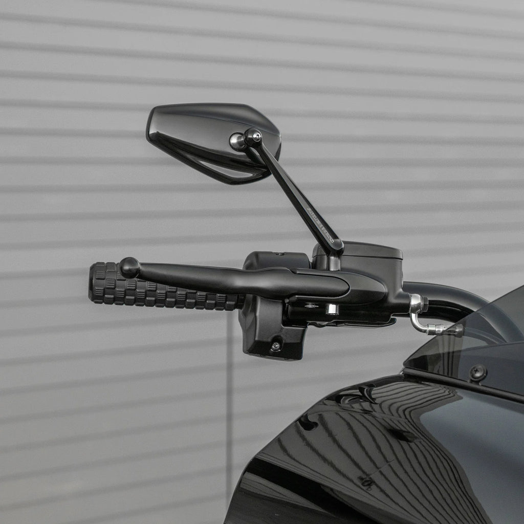 MINI STOCKER FORGED MIRRORS, BLACK