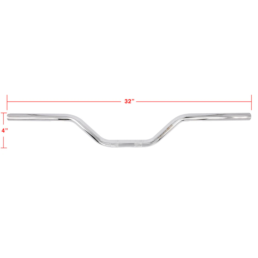 Aggressive Mid Bend - Chrome