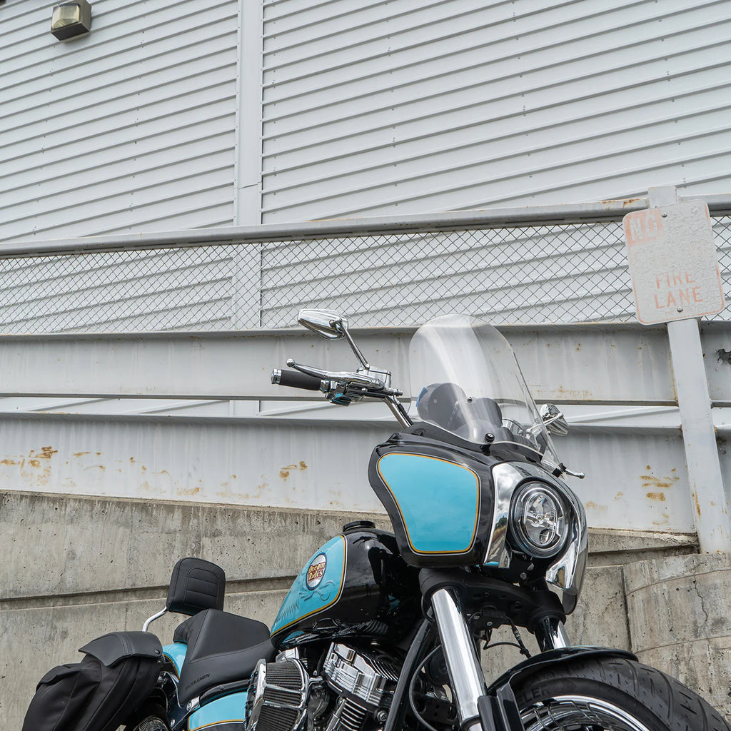 MINI STOCKER FORGED MIRRORS, CHROME